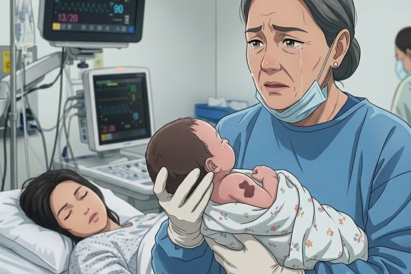 SEORANG WANITA HAMIL DATANG SENDIRI KE RUMAH SAKIT DI TENGAH BADAI UNTUK MELAHIRKAN. IA TIDAK PUNYA UANG DAN TIDAK ADA YANG MENEMANI. NAMUN SAAT BAYINYA LAHIR, DOKTER SOMBONG DAN DITAKUTI YANG MENANGANINYA TIBA-TIBA JATUH BERLUTUT DAN MENANGIS HISTERIS.