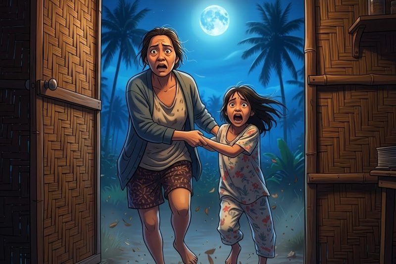 Saat suami saya meninggalkan rumah untuk “perjalanan bisnisnya,” putri saya yang berusia enam tahun tiba-tiba berlari ke arah saya dan berbisik,
