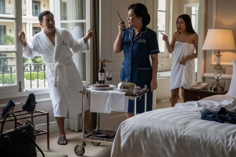 SUAMI PERGI KE HOTEL BERSAMA SELINGKUHANNYA, TETAPI INGIN MELOMPAT DARI JENDELA KETIKA IBU MERTUA MENGETUK PINTU UNTUK LAYANAN KAMAR