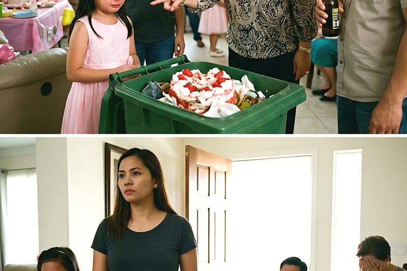 IBU MERTUAKU MEMBUANG KUE ULANG TAHUN ANAKKU KE TEMPAT SAMPAH. “DIA TIDAK PANTAS DIRAYAKAN!” TERIAKNYA. SUAMIKU HANYA DIAM DAN TIDAK MELAKUKAN APA-APA. ANAKKU MENANGIS, NAMUN IA MENGHAPUS AIR MATANYA, TERSENYUM, DAN MENGUCAPKAN KATA-KATA YANG MENGHANCURKAN KELUARGA MEREKA SELAMANYA.