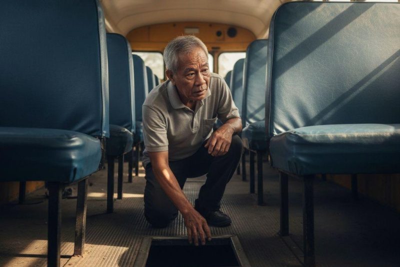 SETIAP HARI, SEORANG ANAK MENYEMBUNYIKAN SESUATU DI BAWAH KURSI BUS SEKOLAH—SAAT SOPIR MENEMUKAN APA ITU, DIA TERDIAM DI TEMPAT!