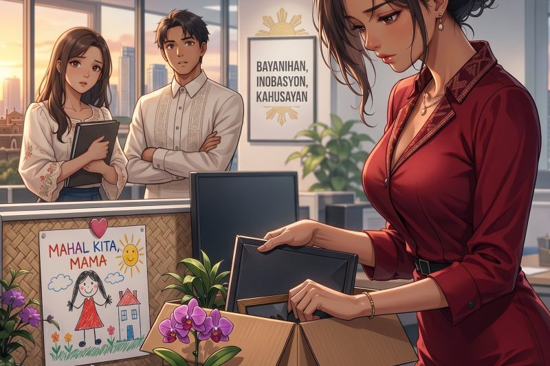 AKU ADALAH VICTORIA, BERUSIA 43 TAHUN, DAN SUDAH 12 TAHUN BEKERJA DI HEGEMONY CORP DI MAKATI.