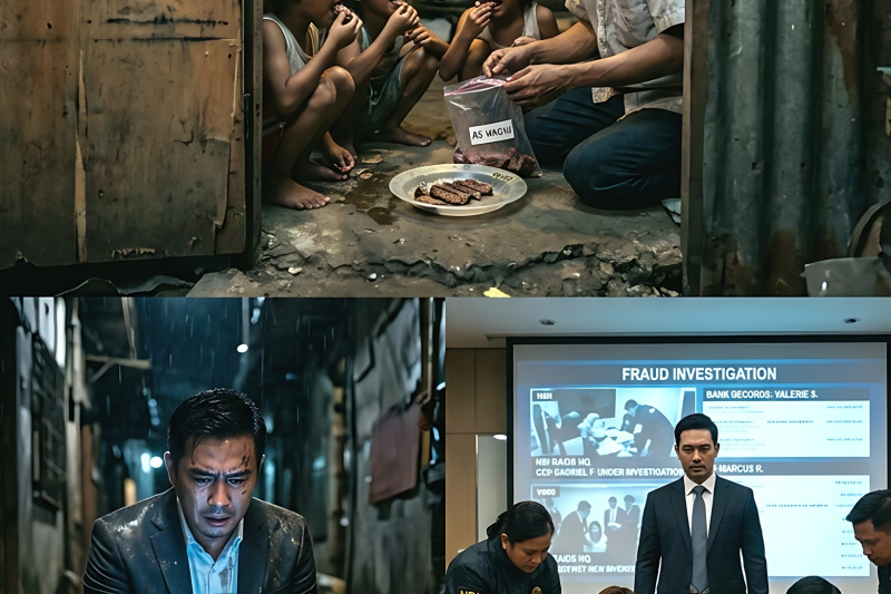 AKU MENGIKUTI KARYAWANKU SAMPAI KE RUMAHNYA KARENA SEMUA ORANG MENERTAWAKAN TASNYA YANG SUDAH ROBEK. TAPI SAAT AKU MENGINTIP DARI JENDELANYA, HATIKU HANCUR MELIHAT KETIGA ANAKNYA MEMAKAN SISA MAKANANKU DARI KANTOR. DAN SEBELUM AKU SEMPAT MENDEKAT UNTUK MENOLONG MEREKA, SEBUAH PESAN ANONIM MASUK KE PONSELKU DAN LANGSUNG MENGHANCURKAN PERNIKAHANKU SERTA SELURUH DUNIAKU.