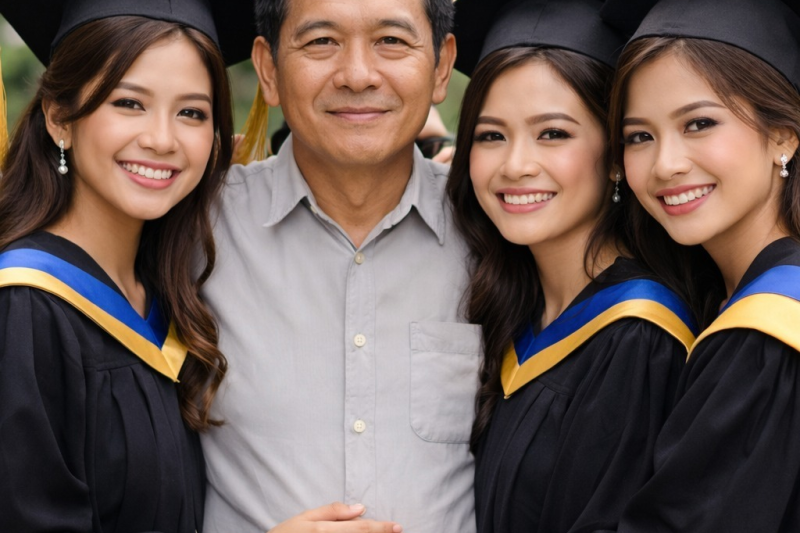 IBUNYA MENINGGALKAN KETIGA ANAK PEREMPUANNYA SAAT MEREKA BARU BERUSIA TIGA BULAN. SELAMA 30 TAHUN, SEORANG AYAH BERNAMA MANGUEL MENJADI “AYAM JANTAN YANG MEMBESARKAN ANAK-ANAKNYA SENDIRIAN.” SAAT KETIGA PUTRINYA MENJADI MILIARDER, SANG IBU KEMBALI DAN MEMINTA SEKITAR RP280 JUTA AGAR MEREKA DIAM—NAMUN APA YANG TERJADI DI AKHIR MEMBUATNYA MEMBISU KARENA SYOK.