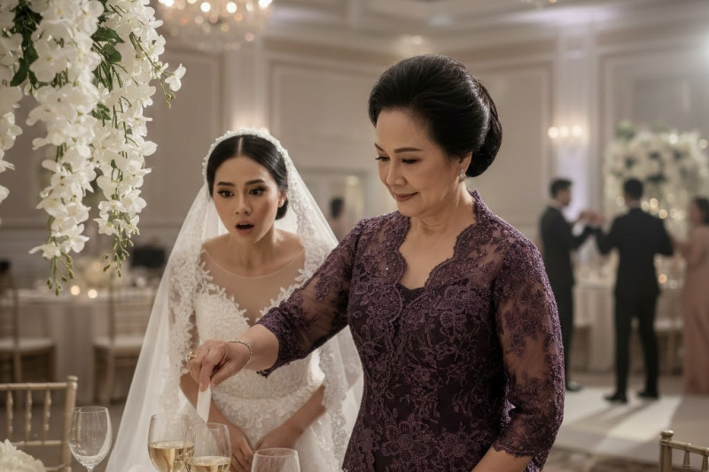 IBU MERTUAKU MENARUH RACUN DI MINUMANKU SAAT PERNIKAHAN — TAPI SAAT AKU MENUKAR GELASNYA DAN IA YANG MEMINUMNYA, IA TIDAK TAHU BAHWA “RACUN” ITU AKAN MEMBONGKAR RAHASIA TERGELAPNYA.