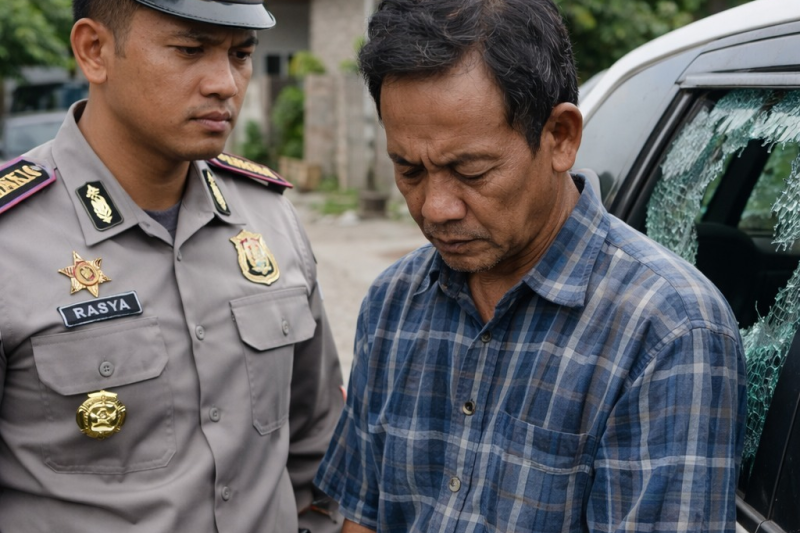 MERUSAK MOBIL KAKEK MISKIN — POLISI INI TAK SADAR MENYENTUH “GARIS MERAH” KELUARGA JENDERAL & JAKSA!
