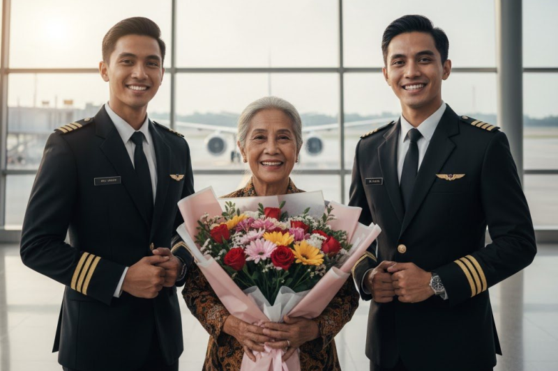DIA MENJUAL SEGALANYA DEMI MENYEKOLAHKAN ANAK-ANAKNYA — 20 TAHUN KEMUDIAN, MEREKA DATANG MEMAKAI SERAGAM PILOT DAN MEMBAWANYA KE TEMPAT YANG TAK PERNAH IA BAYANGKAN