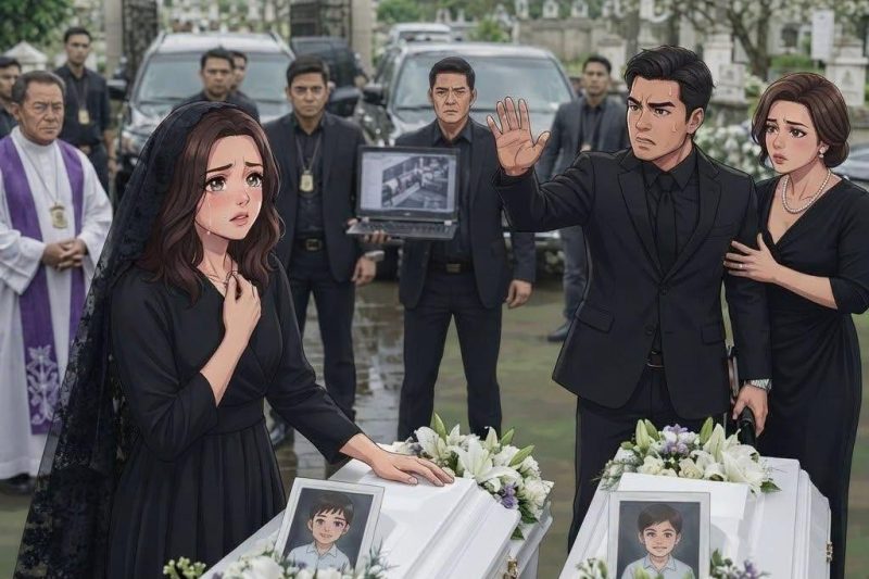 Di Pemakaman Anak Kembarku, Suamiku Datang Bersama Wanita Selingkuhannya—Namun Mereka Tak Pernah Menyangka Bahwa Setiap Kata yang Mereka Ucapkan Didengar oleh Para Penyidik**