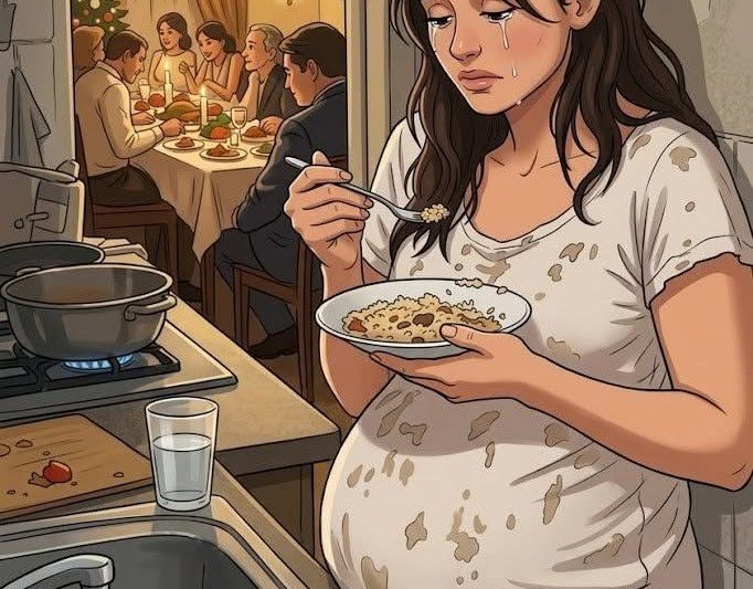 AKU TIDAK PERNAH MEMBERITAHU KELUARGA SUAMIKU BAHWA AKU ADALAH PUTRI DARI ORANG PALING BERPENGARUH DI NEGARA INI—HINGGA PADA MALAM NATAL MEREKA MENYURUH AKU MEMAKAN SISA MAKANAN DI DAPUR SAAT AKU SEDANG HAMIL TUJUH BULAN**